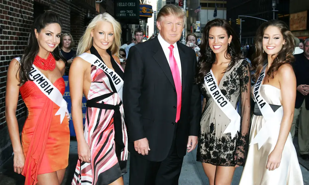 Donald Trump Visit the Late Show with David Letterman - July 17, 2006 at Ed Sullivan Theatre in New York City, New York, United States.