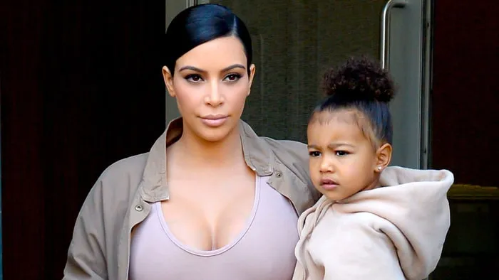 Kim Kardashian and North West