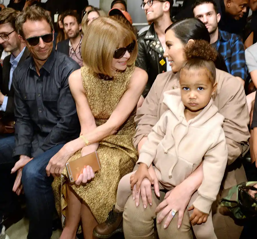 North West Kim Kardashian Anna Wintour