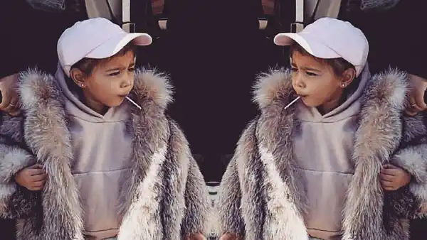 Kim Kardashian's daughter North West