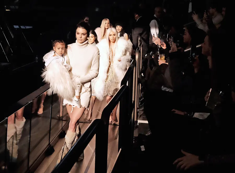 North West Kendall Jenner Kim Kardashian Yeezy Season 3