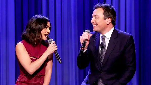 Vanessa Hudgens and Jimmy Fallon