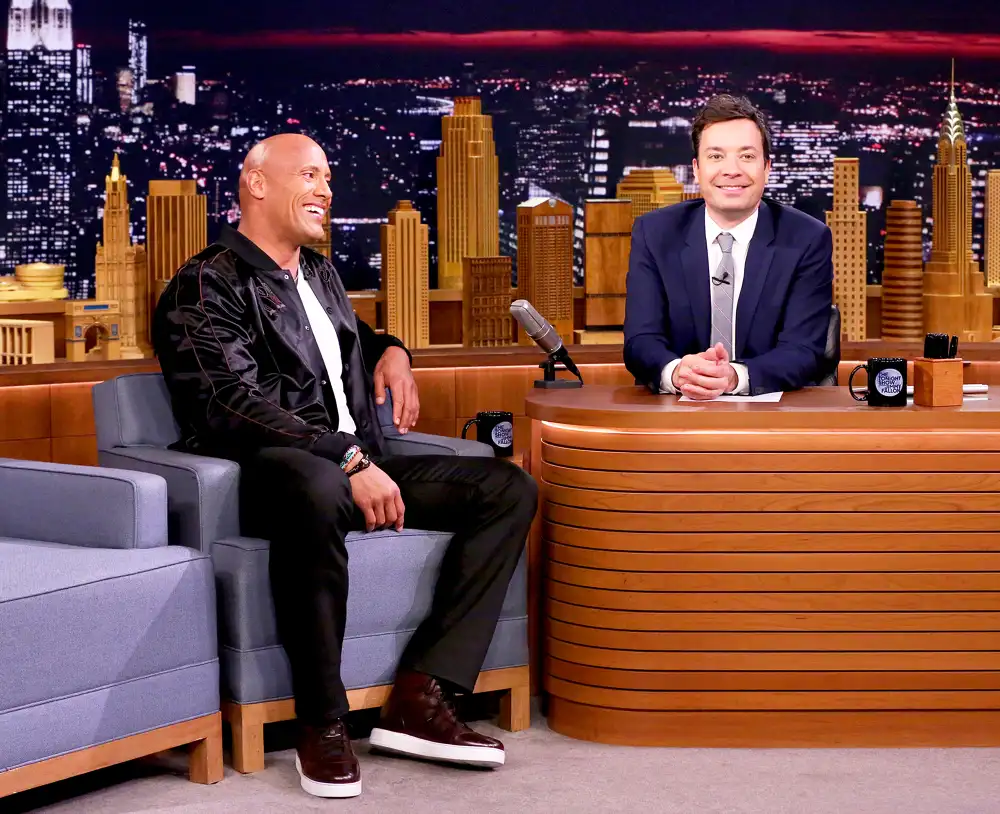 Dwayne &lsquo;The Rock&rsquo; Johnson and Jimmy Fallon