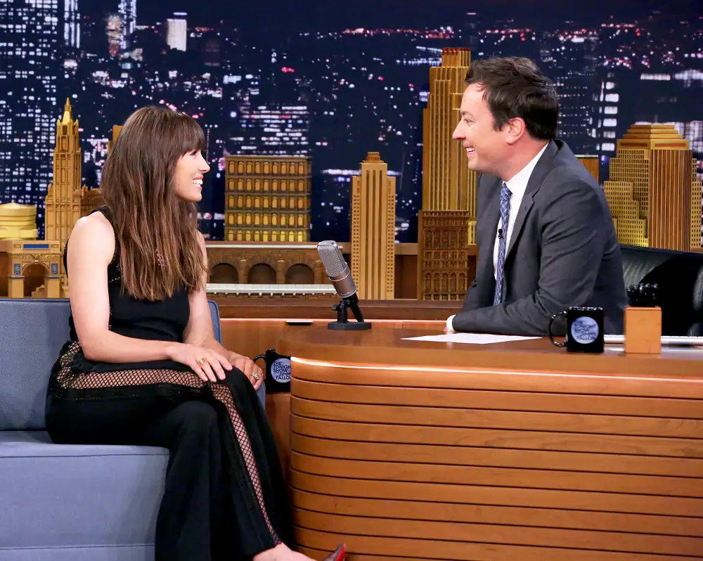 Jessica Biel and Jimmy Fallon