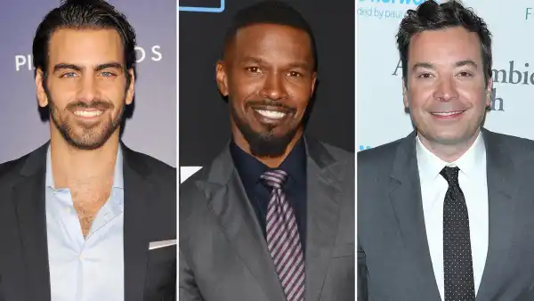 Nyle DiMarco, Jamie Foxx and Jimmy Fallon