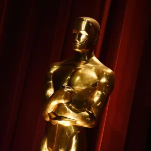 An Oscar statue