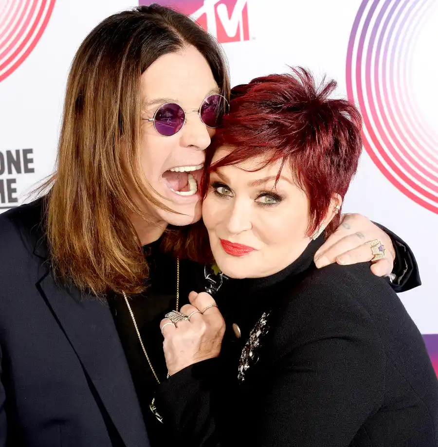 Ozzy Osbourne and Sharon Osbourne