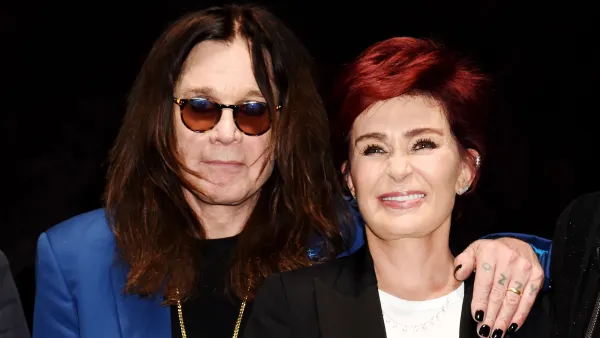 Ozzy Osbourne Sharon Osbourne attend the Ozzy Osbourne and Corey Taylor Special Announcement on May 12, 2016 in Hollywood, California. (Photo by )
