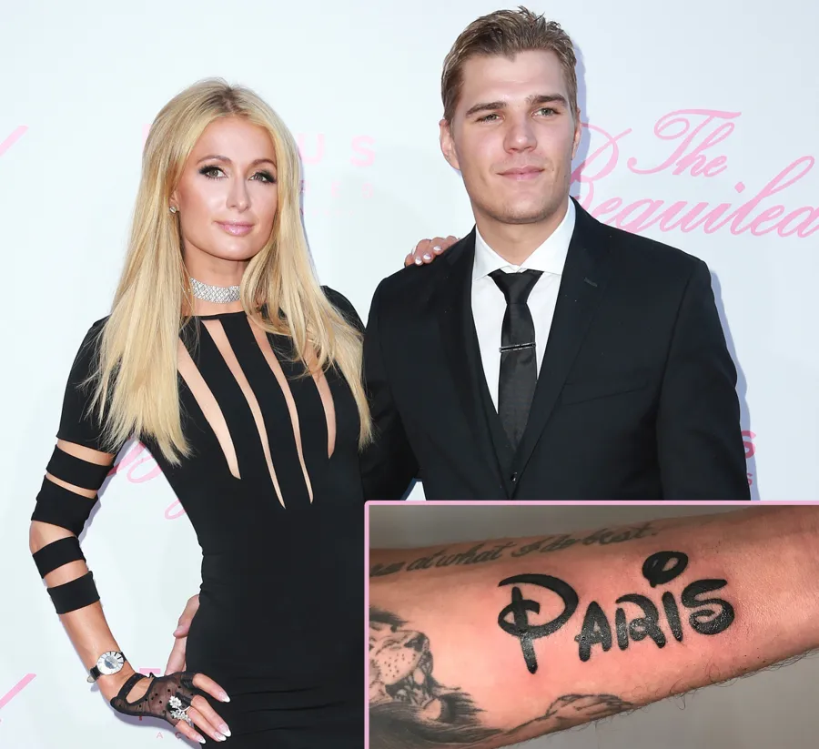 Paris Hilton and Chris Zylka