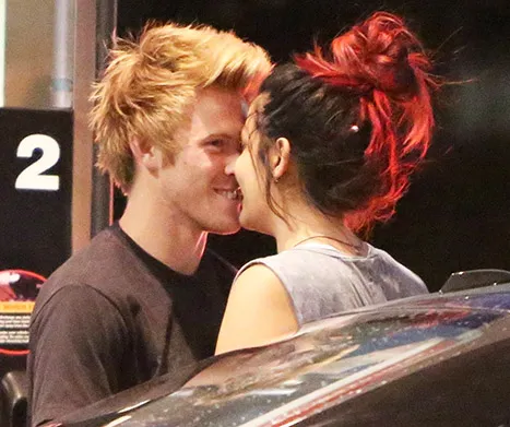 Paris Jackson and Chester Castellaw PDA