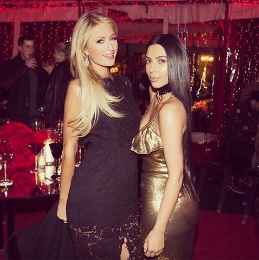 Paris Hilton and Kim Kardashian