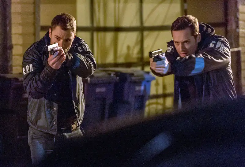Patrick John Flueger as Adam Ruzek and Jesse Lee Soffer as Jay Halstead