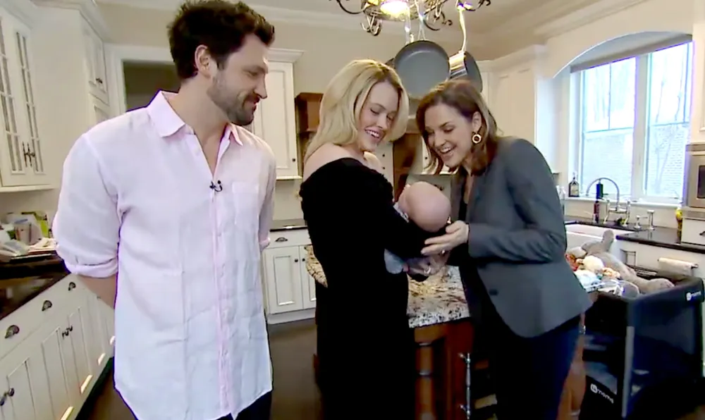 Maksim Chmerkovskiy and Peta Murgatroyd debut son Shai