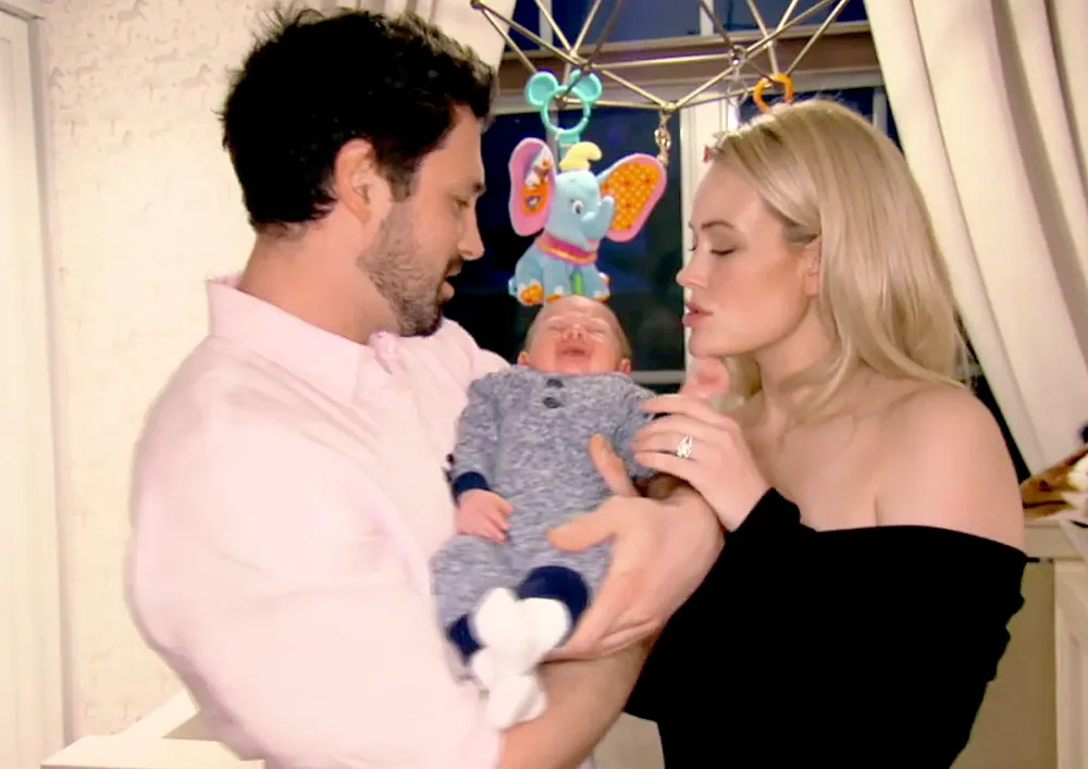 Maksim Chmerkovskiy and Peta Murgatroyd debut son Shai