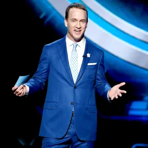 Host Peyton Manning speaks onstage at The 2017 ESPYS at Microsoft Theater on July 12, 2017 in Los Angeles, California. Kevin Winter/Getty Images
