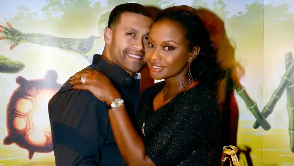Phaedra Parks and Apollo Nida attend Cirque du Soleil TOTEM Premiere at Atlantic Station on October 26, 2012 in Atlanta, Georgia.