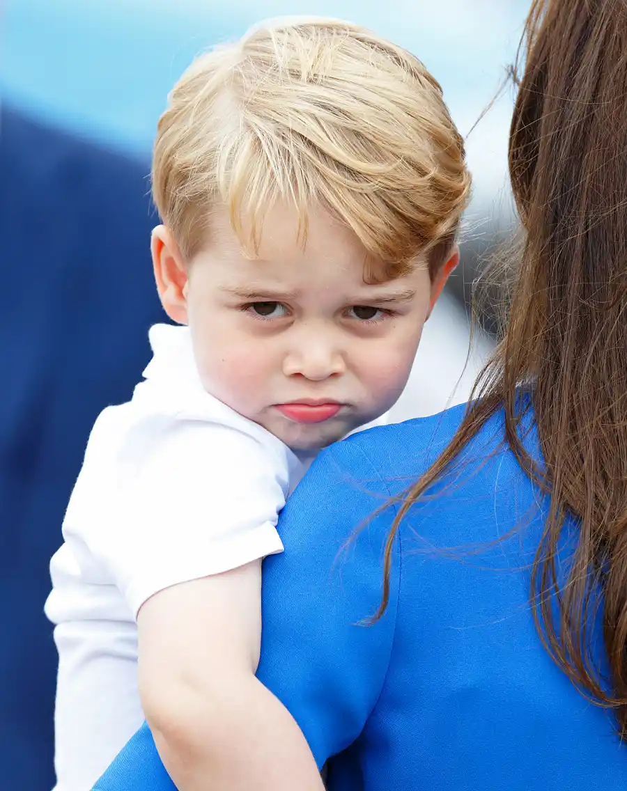 Prince George Royal International Air Tattoo grumpy