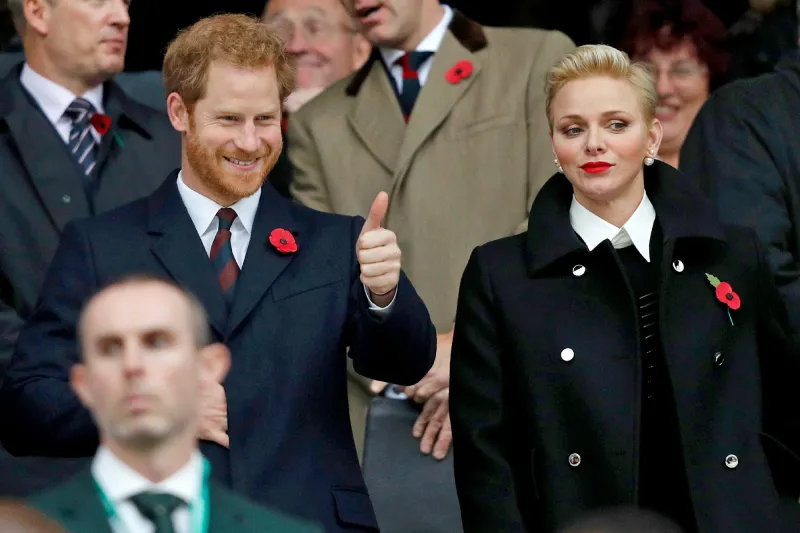 Prince Harry and Princess Charlene of Monaco