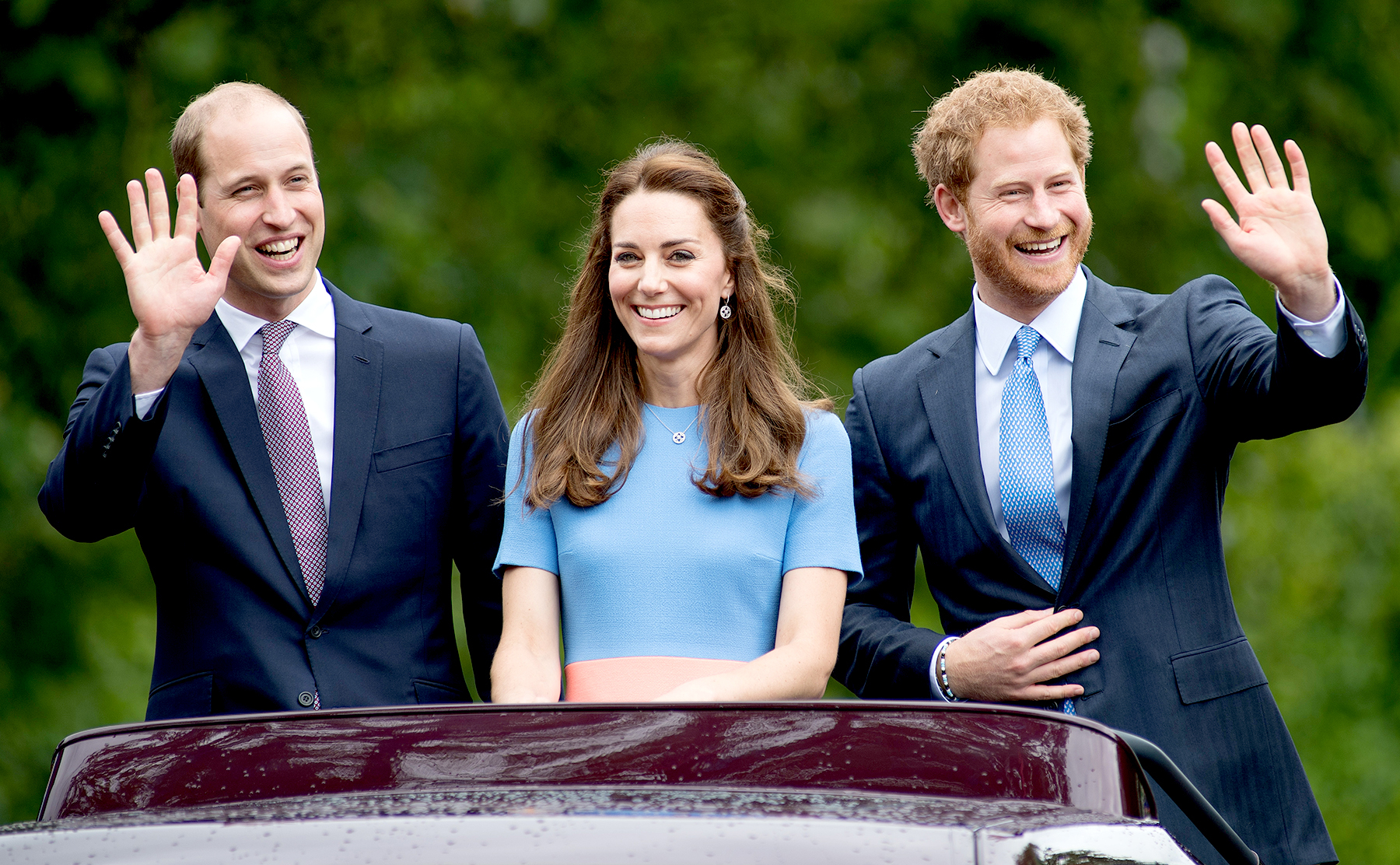Prince William, Duchess Kate and Prince Harry