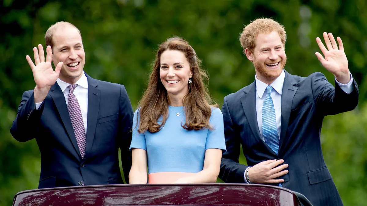 Prince William, Duchess Kate and Prince Harry