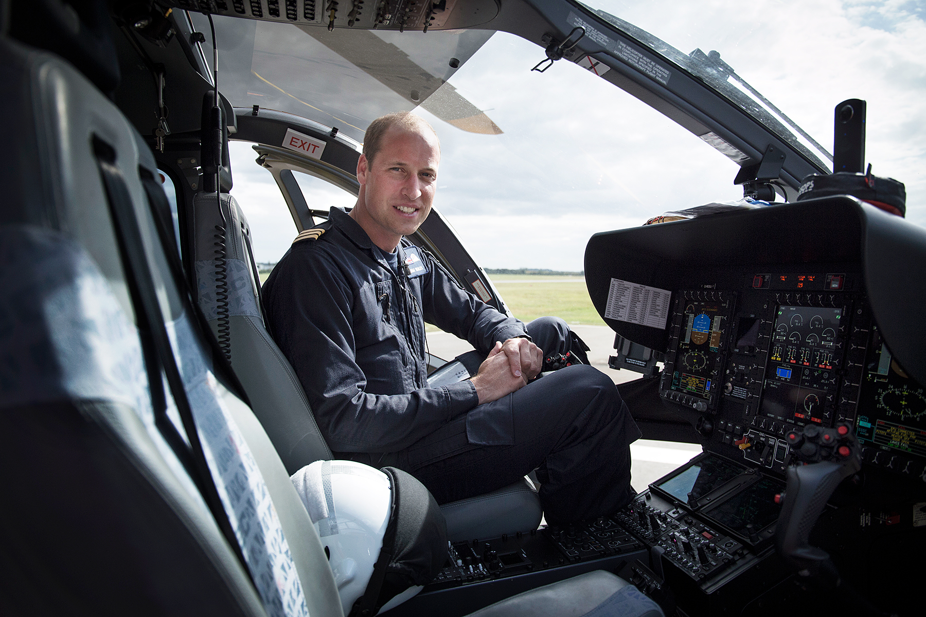 Prince William air ambulance helicopter