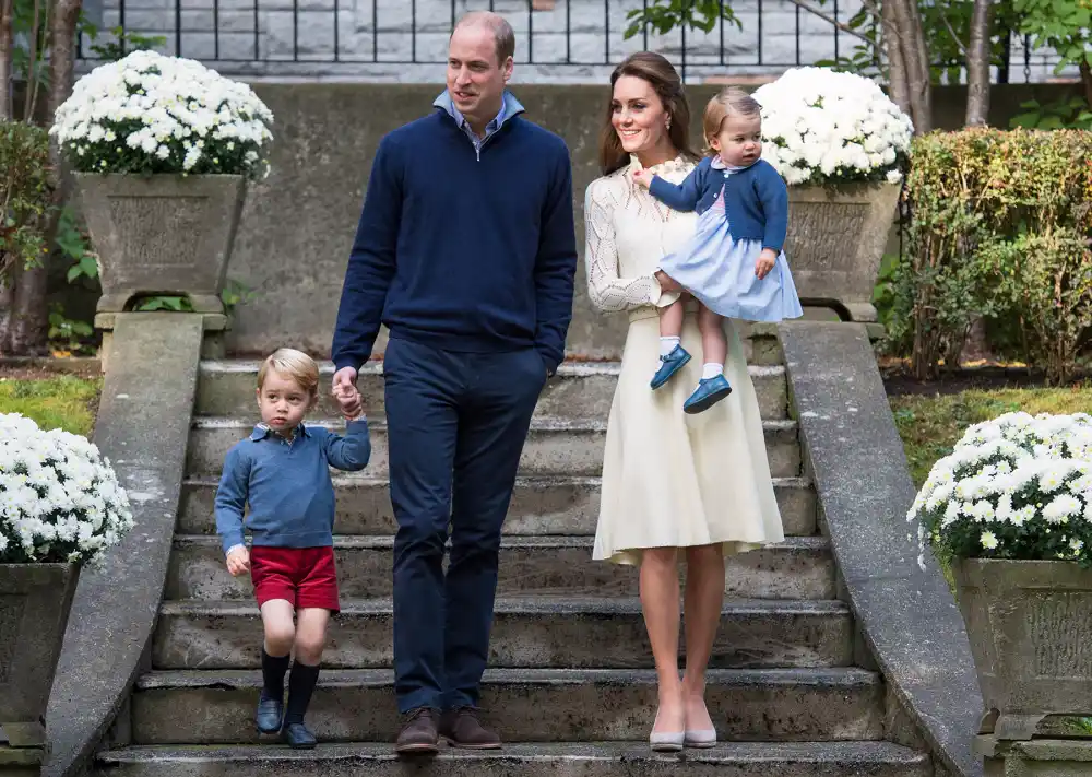Prince George Prince William Kate Middleton Princess Charlotte