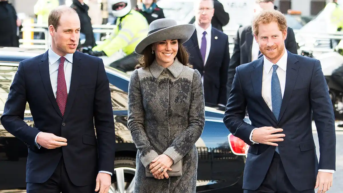 Prince William, Kate Middleton and Prince Harry