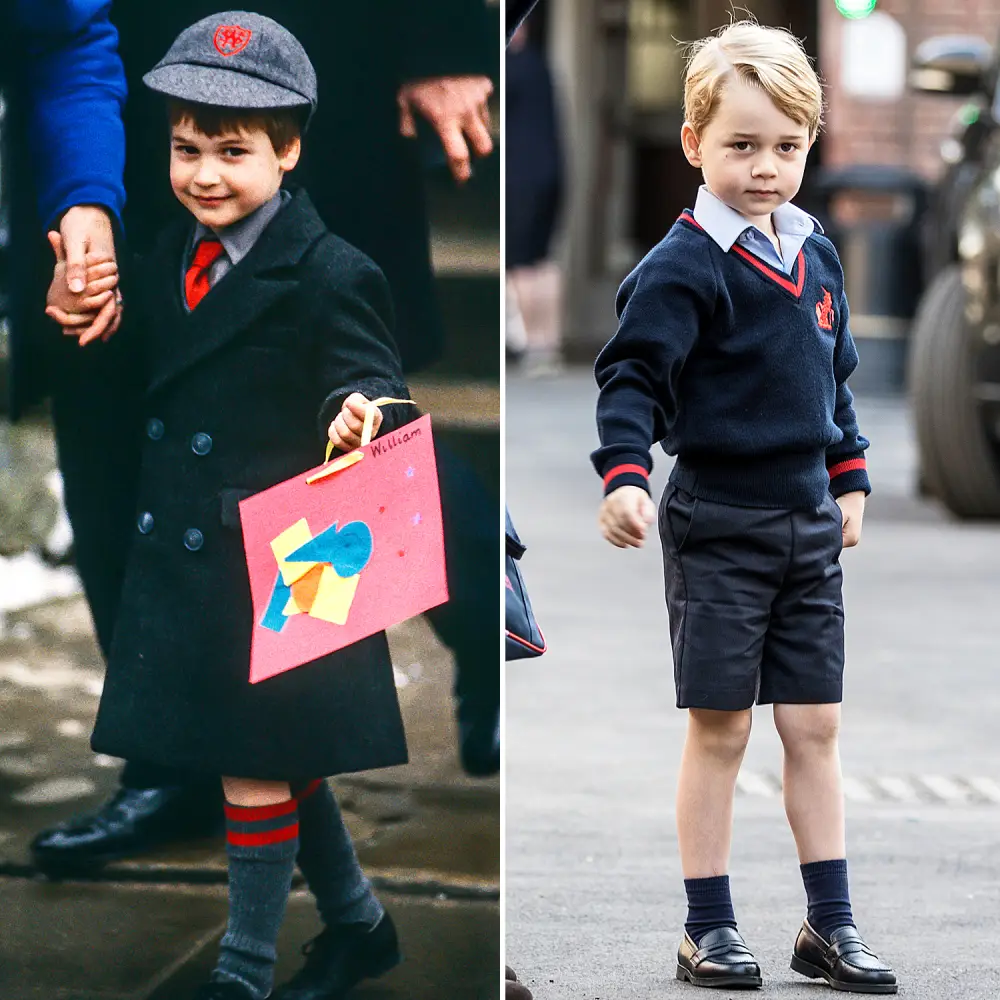 Prince William Prince George first day of school