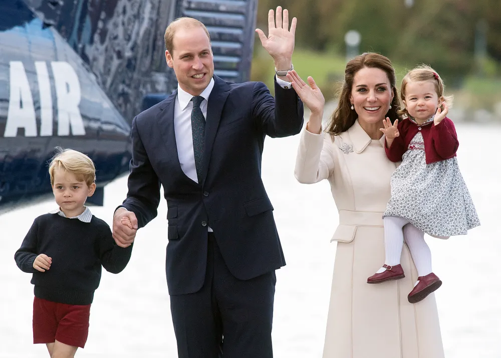 Prince George Prince William Kate Middleton Princess Charlotte