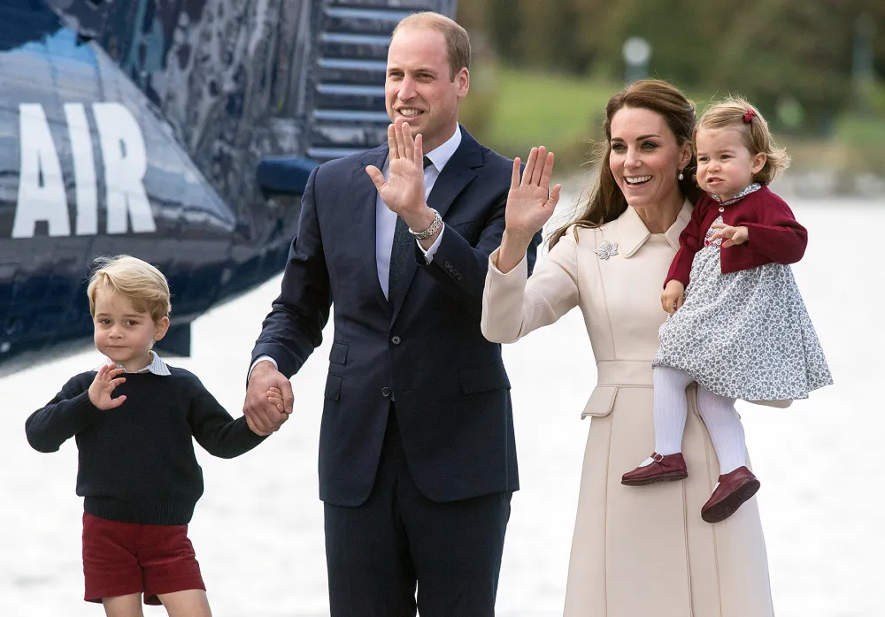 Prince George Prince William Kate Middleton Princess Charlotte
