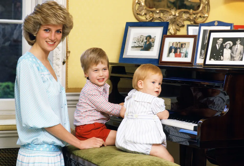 Princess Diana, Prince William and Prince Harry