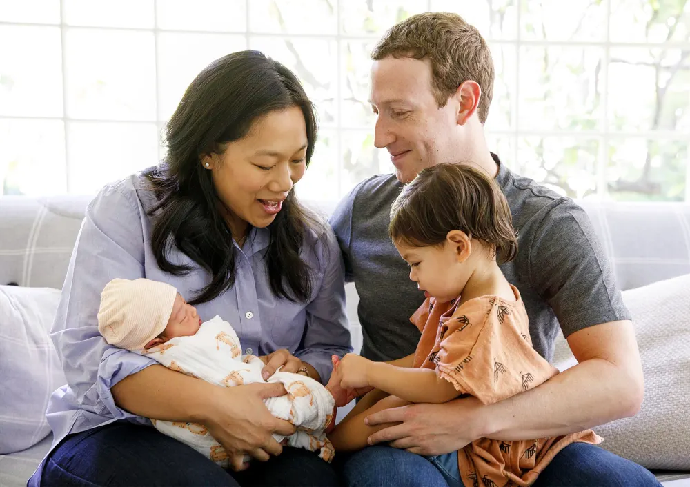 Mark Zuckerberg Priscilla Chan Max August