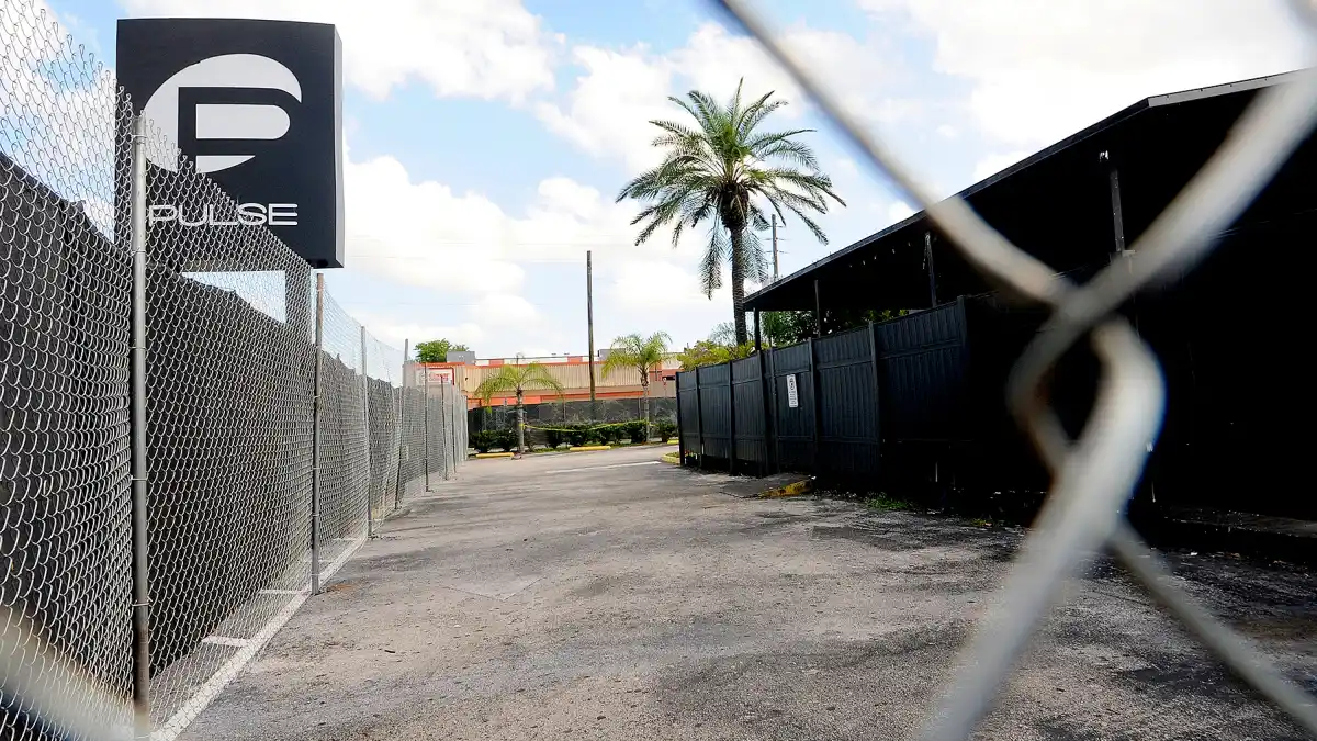 A view of the Pulse nightclub main entrance on June 21, 2016 in Orlando, Florida.