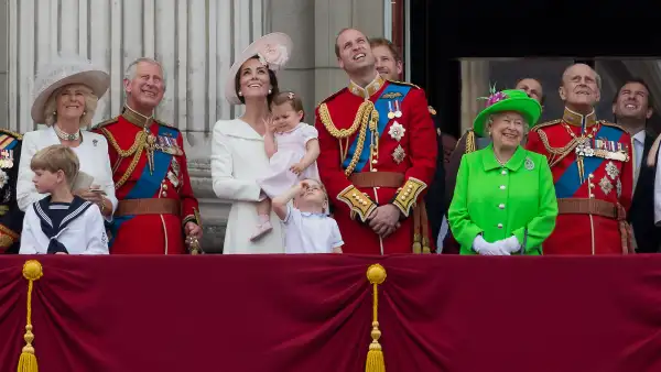 Queen Elizabeth, Prince William, Princess Charlotte, Princess kate,