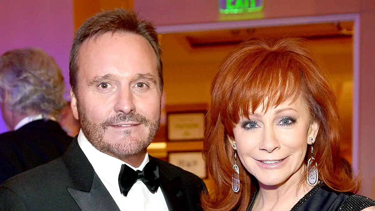 Narvel Blackstock and Reba McEntire attend Muhammad Ali's Celebrity Fight Night XX held at the JW Marriott Desert Ridge Resort & Spa on April 12, 2014.