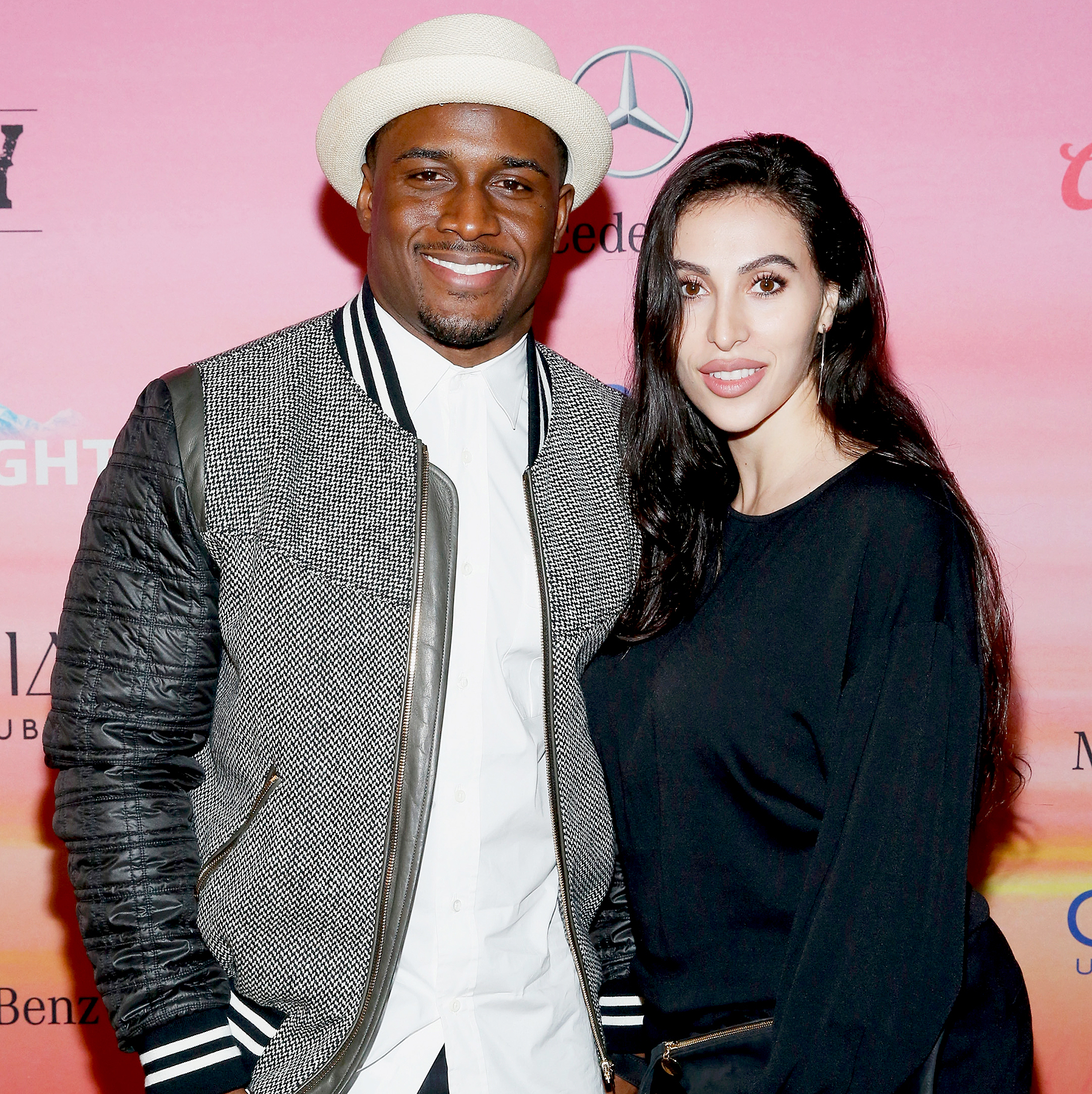 NFL player Reggie Bush (L) and Lilit Avagyan attend ESPN the Party at WestWorld of Scottsdale on January 30, 2015 in Scottsdale, Arizona.