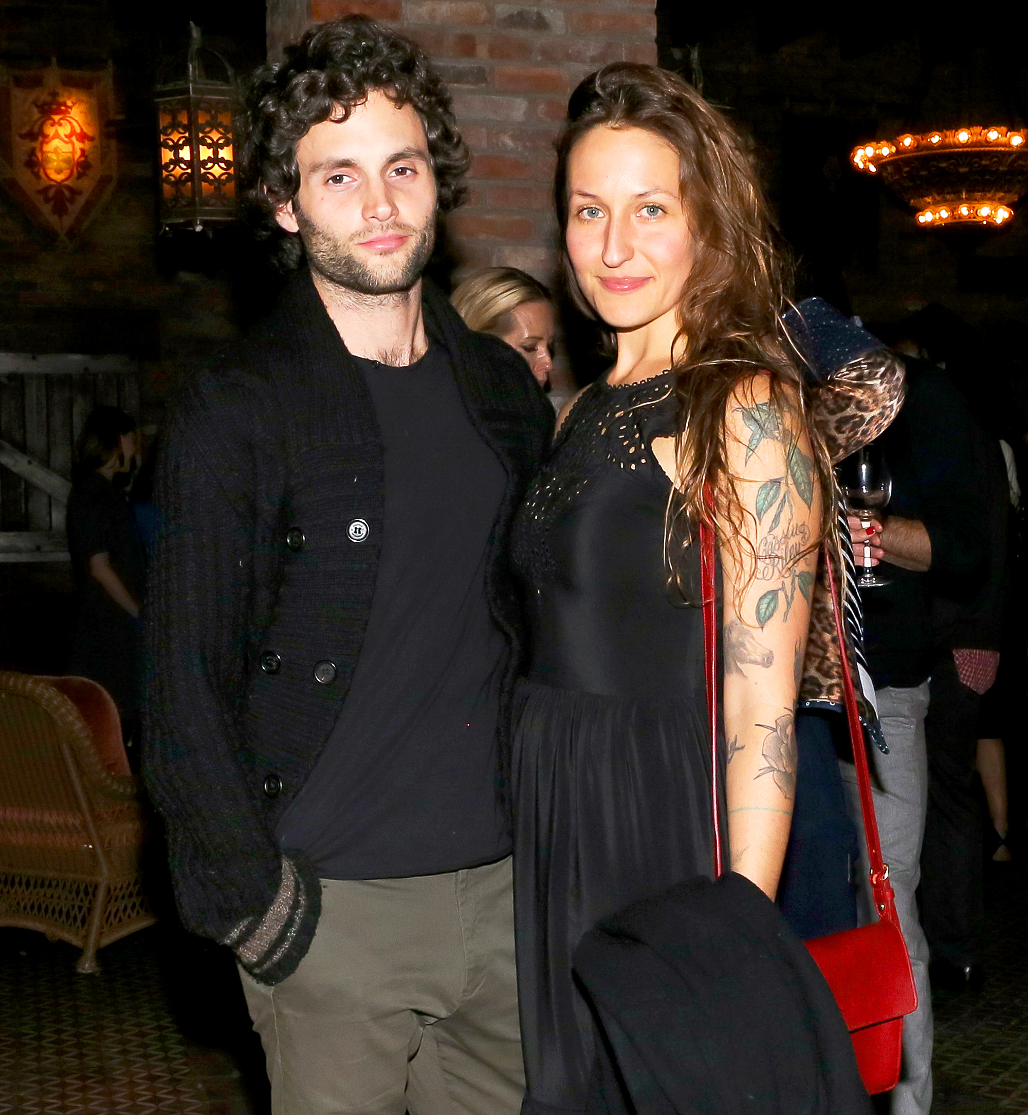 Penn Badgley and Domino Kirke