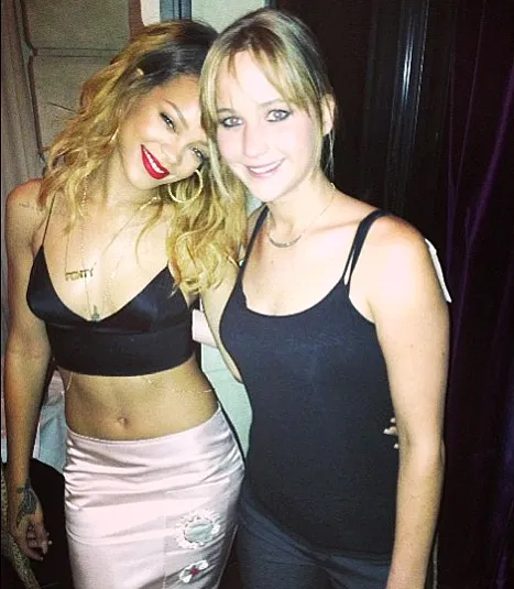 Rihanna and Jlaw