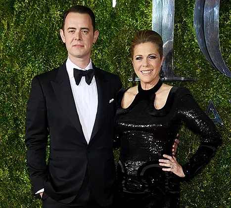 rita wilson and colin hanks at tonys