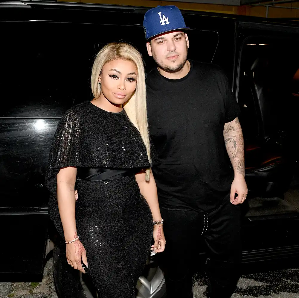 Blac Chyna and Rob Kardashian at Onyx Nightclub on March 27, 2016 in Atlanta, Georgia.