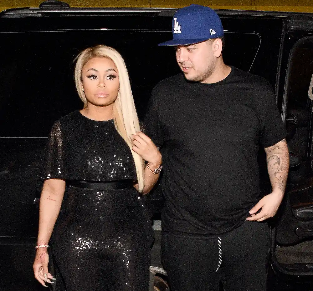 Blac Chyna and Rob Kardashian at Onyx Nightclub on March 27, 2016 in Atlanta, Georgia.