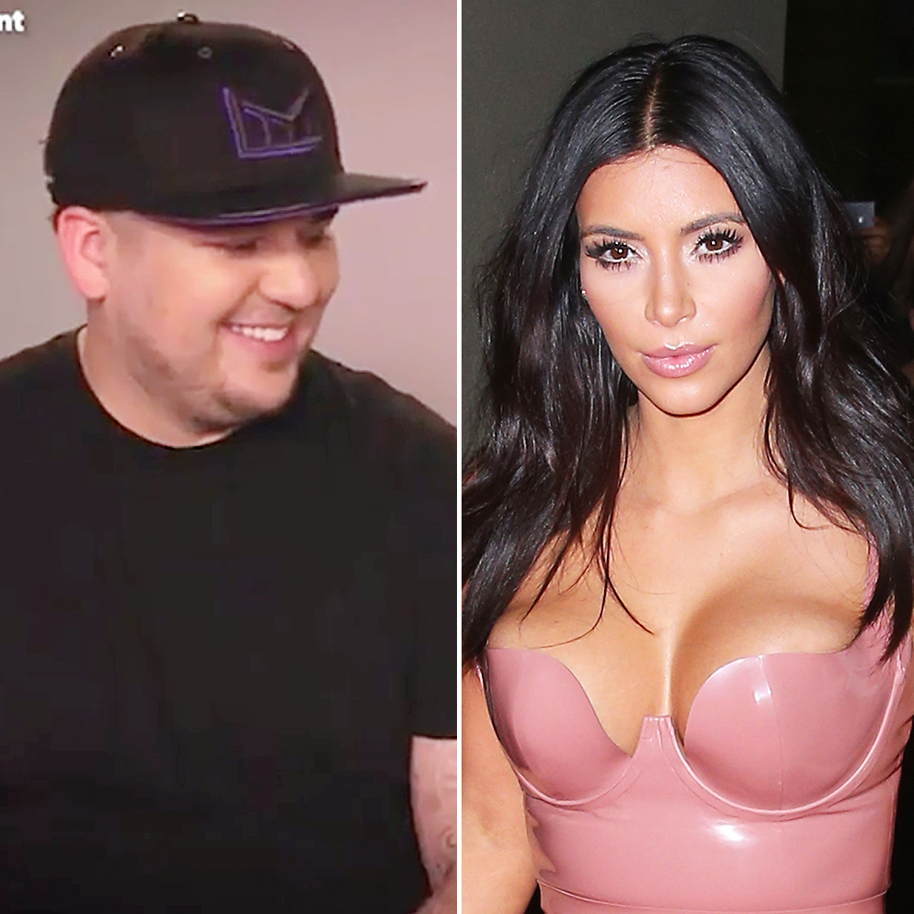 Rob Kardashian Kim Kardashian