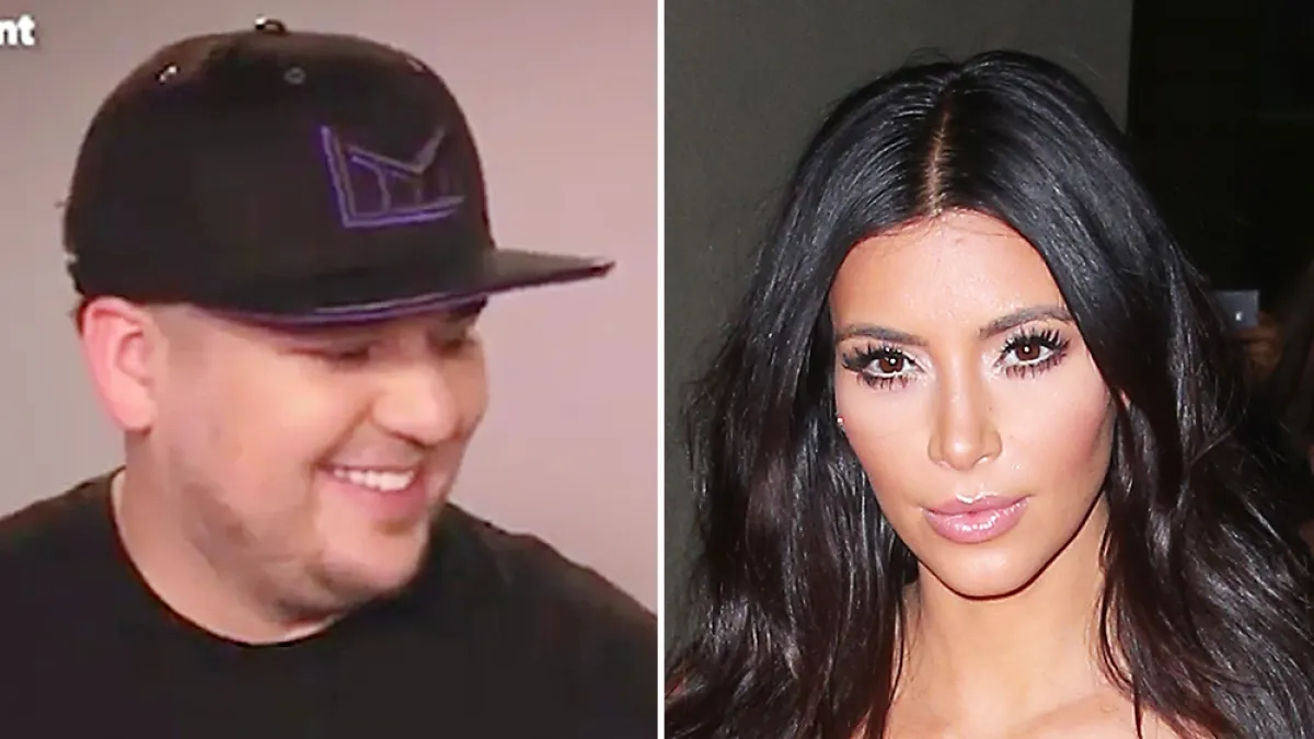 Rob Kardashian Kim Kardashian