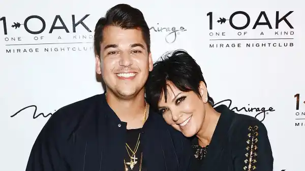 Rob Kardashian and Kris Jenner