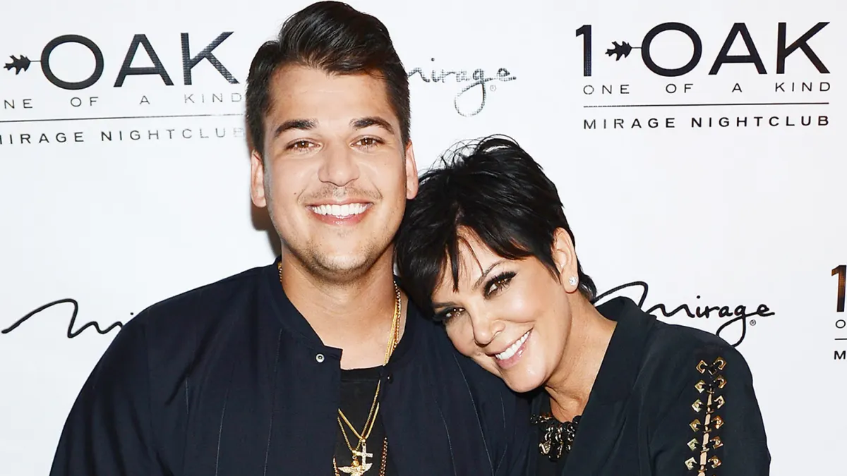 Rob Kardashian and Kris Jenner