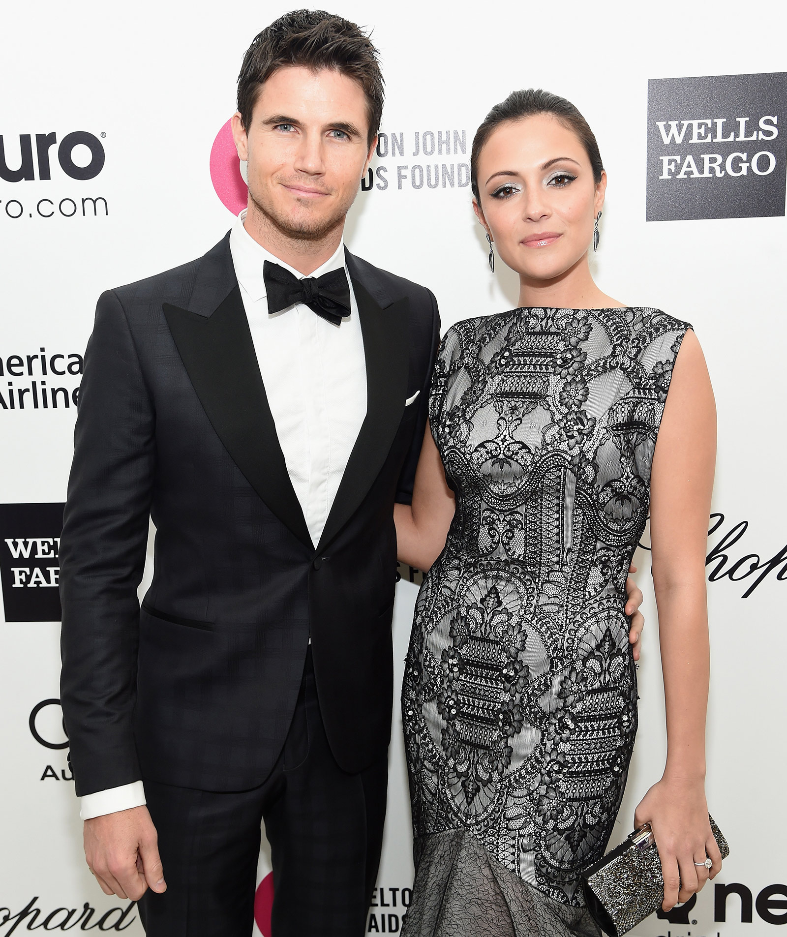 Robbie Amell and Italia Ricci