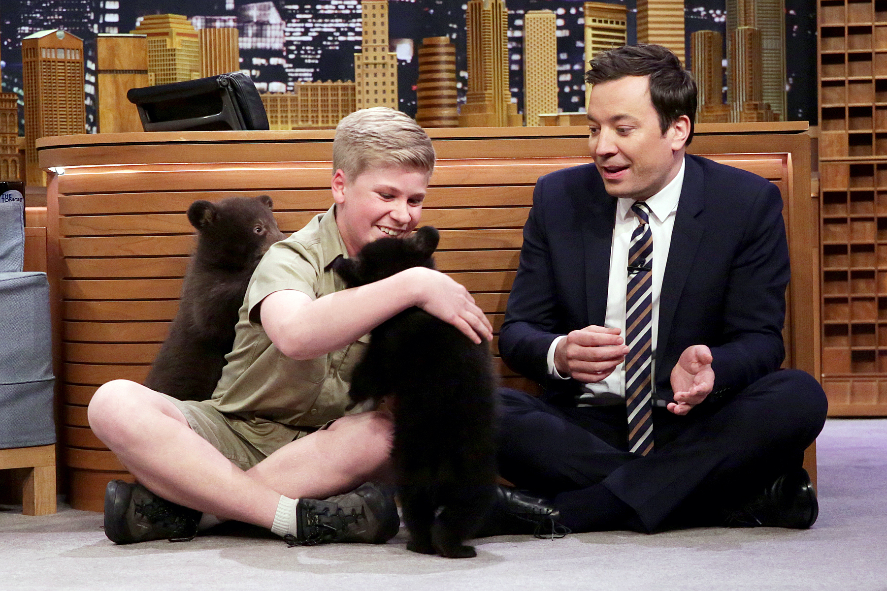 Robert Irwin Jimmy Fallon black bears