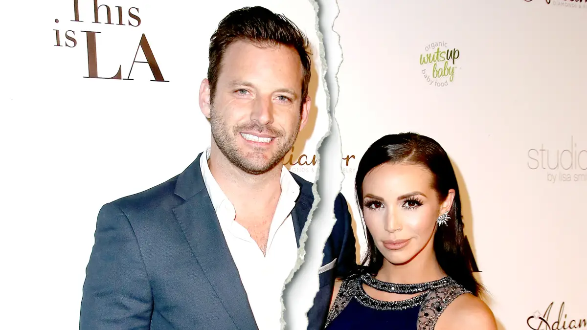 Robert Parks-Valletta and Scheana Marie attend the premiere party for Circle 8 Production's "This Is LA" at Yamashiro Hollywood on May 3, 2017 in Los Angeles, California.