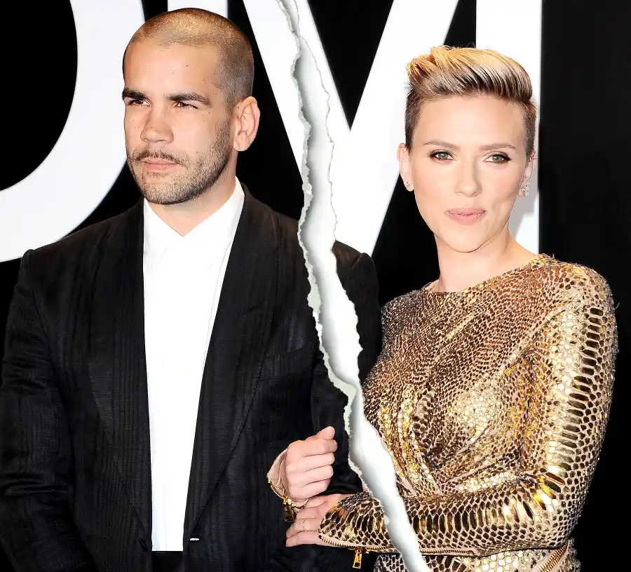 Romain Dauriac and Scarlett Johansson