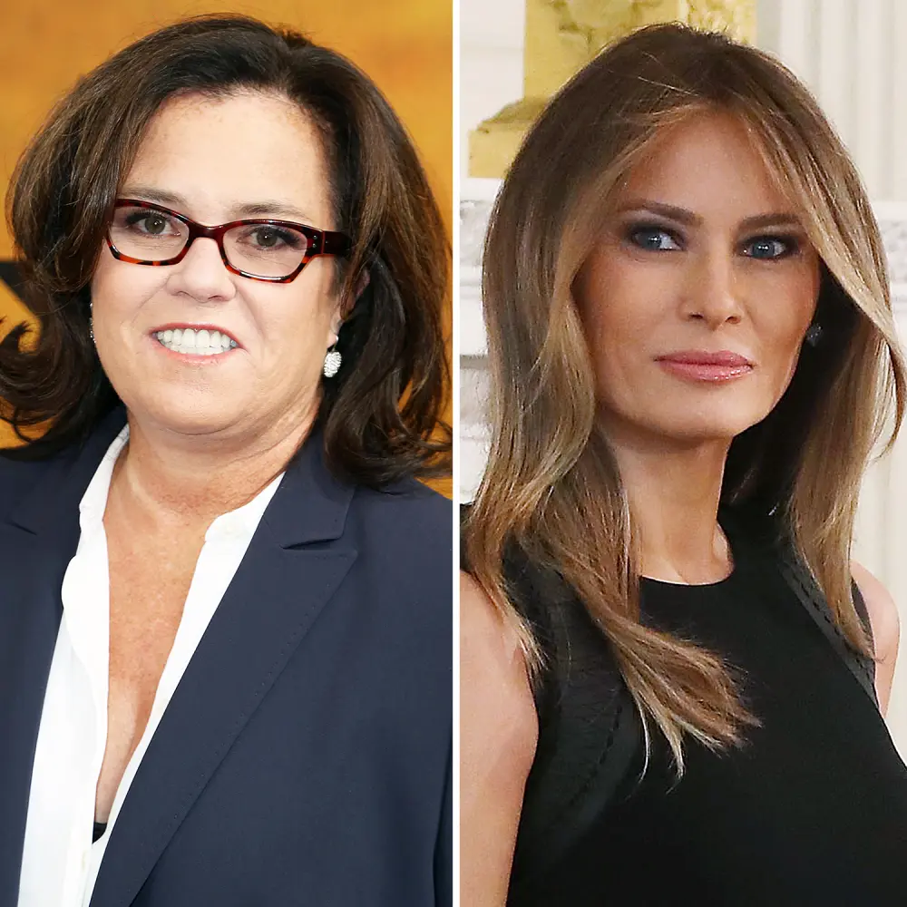 Rosie O'Donnell Melania Trump